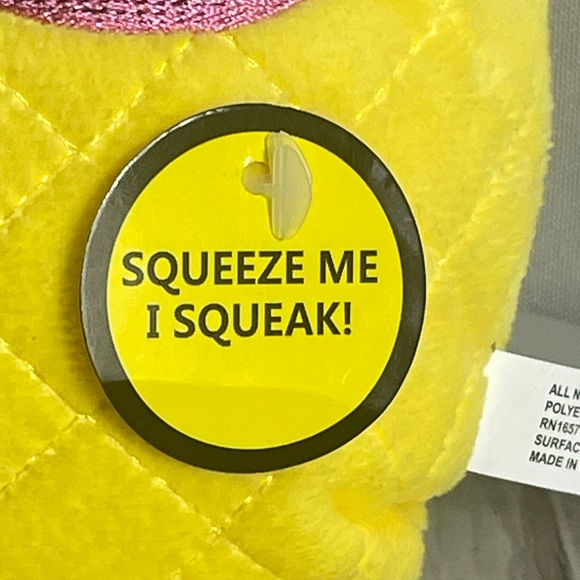 TUFF Toys Pineapple Dog Toy Plush Squeaky Durable Pet Chew Play Toy 12” - Picture 2 of 6